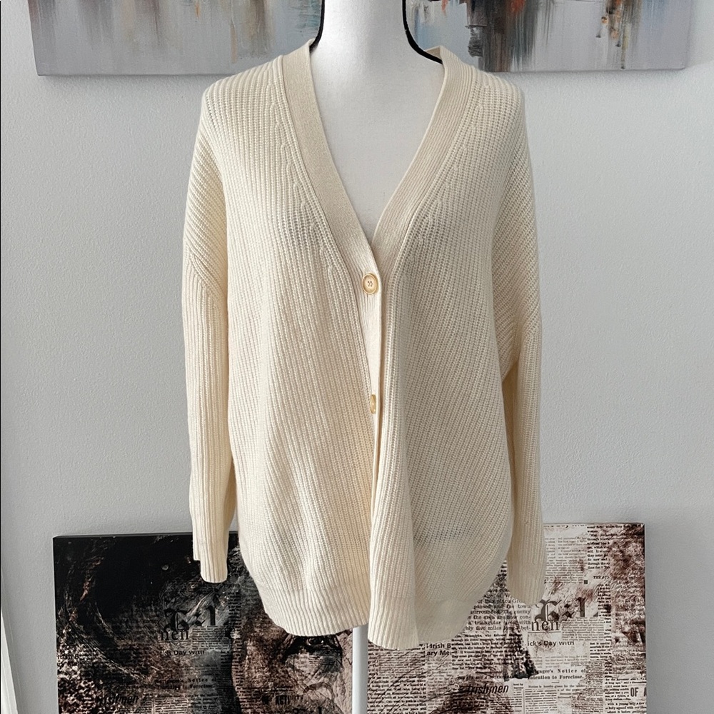 Jenni kayne cashmere cocoon sweater cardigan size small - Picture 4 of 16
